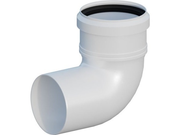 RICOM gas Koleno odkouření 87,5° d 80, PP, Ricom Gas 10080B