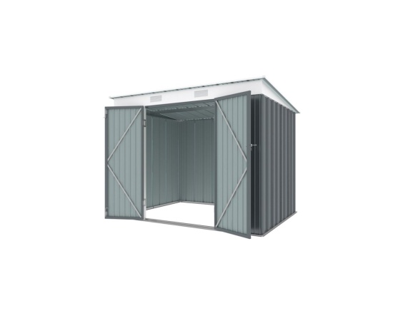 Plechový zahradní domek Riwall PRO RMSP 6x8 Anthracite