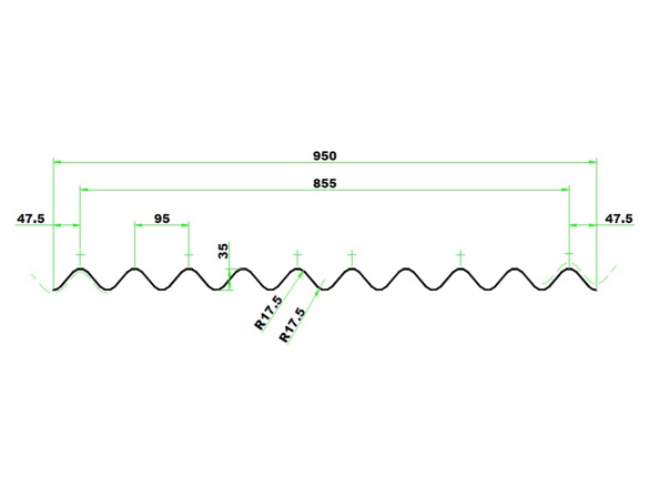 Polykarbonátová vlnitá deska Brett Martin Marlon CSE Original