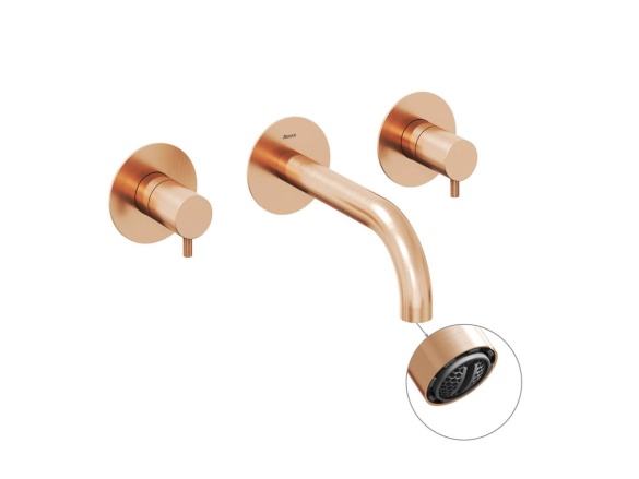 Ravak ES 019.60RGB.O1 Umývadlová podomietková batéria, Rose Gold Brushed