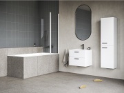 Ravak CVS2 100 P, černá+transparent