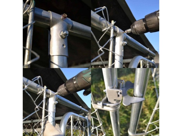 Scobax Venkovní kotec - oplocený výběh - 4x2,3 metru