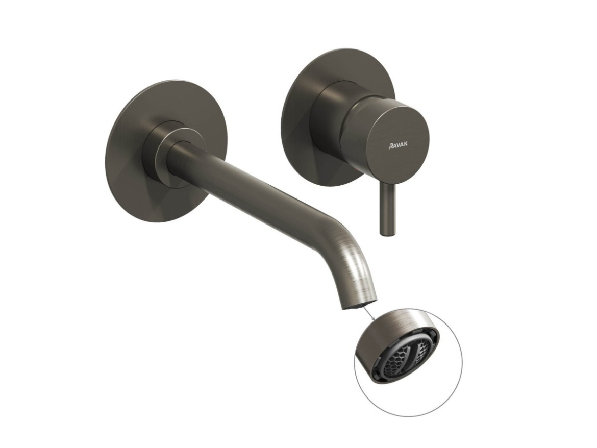 Ravak ES 019.60GLB.O1.RB07B Umyvadlová podomítková baterie bez tělesa, Gold Brushed