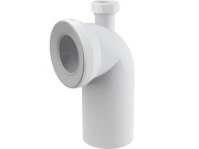 Alcadrain Koleno 90° A90 s připojením DN 40, dopojení k WC,