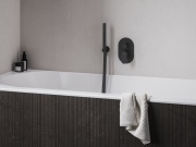 Ravak EL 065.20GB.O2.RB07E Podomítková baterie 2-cestná bez tělesa, Graphite Brushed