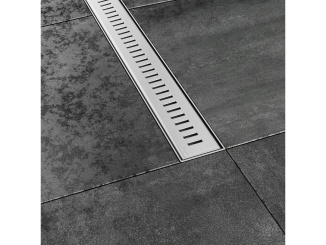 Sprchování –  Ravak Odtokový žlab Zebra 75, plast