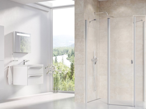 Ravak CPS 80, bílá matná+transparent