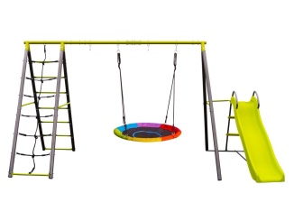 Houpačky –  G21 Zahradní houpačka  Tacoma 3 se skluzavkou