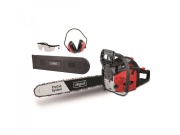 Řetězová pila s benzinovým motorem 53 cm3 + sluchátka + ochranné brýle Scheppach BKS 5300 S