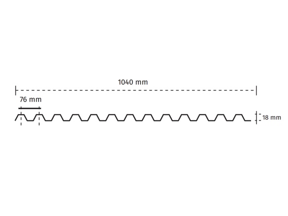 Polykarbonátová trapézová deska PolyPiú LightPiu