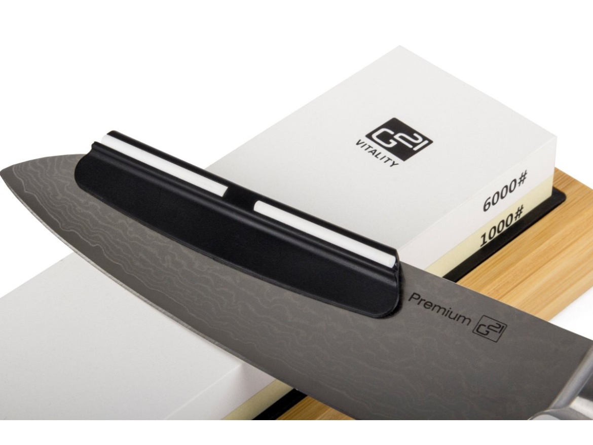 G21 Brusný kámen  zrnitost 1000/6000 s vodítkem