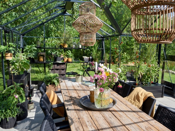 Viktoriánus üvegház/narancsház Juliana Orangeri