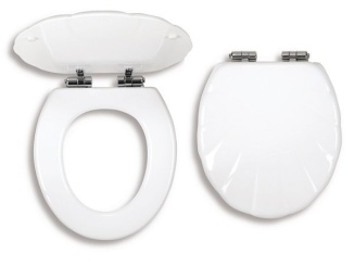 WC-k, bidék és piszoárok –  Novaservis WC sedátko s poklopem Lyra, Soft-Close, bílé,  WC/SOFTMUSLELY
