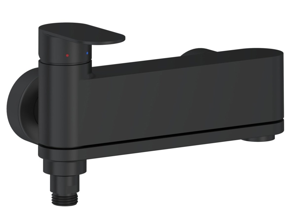 Ravak CR II 022.20BL Vanová nástěnná baterie bez sprchového setu, černá