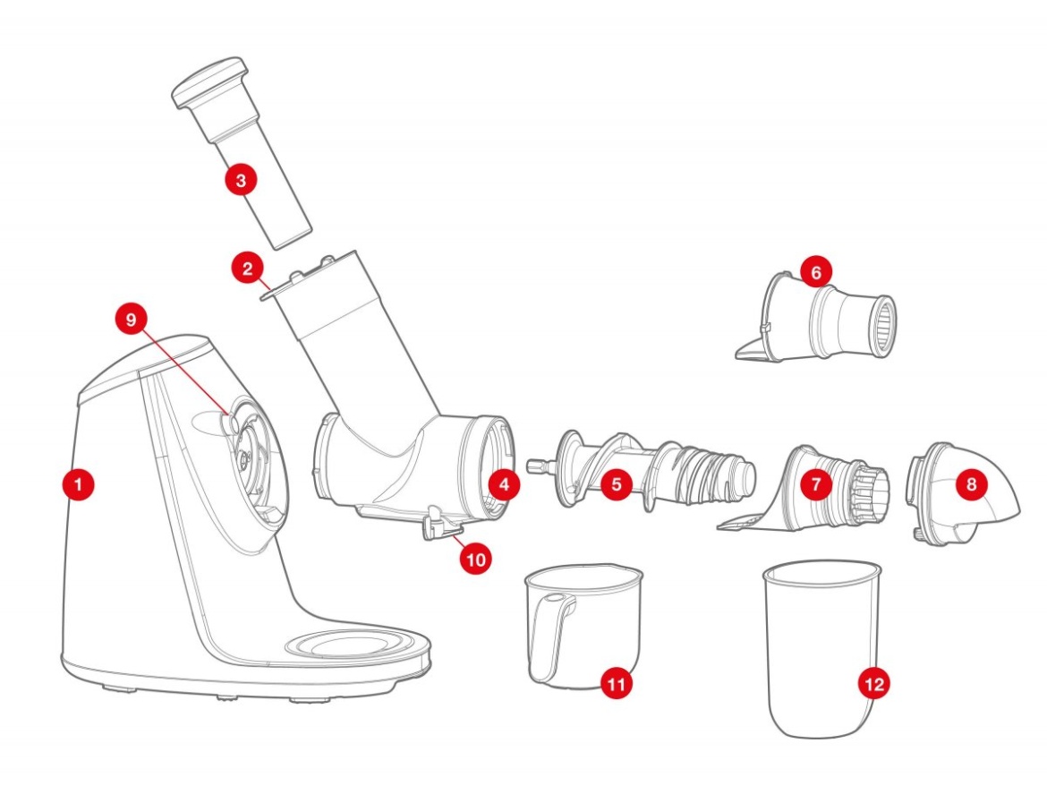 G21 Odšťavňovač  Gracioso horizontal