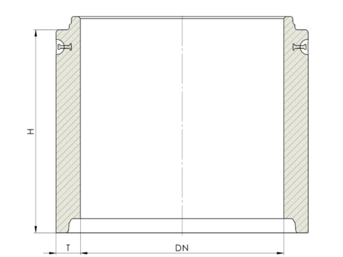 Šachtová skruž Tiba DN 1000