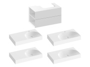 Ravak SD Lite 80 L skrinka pod umývadlo Deepsea Blue