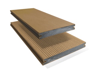 Prkna –  Deceuninck Twinson Massive 4500 mm, světle hnědá