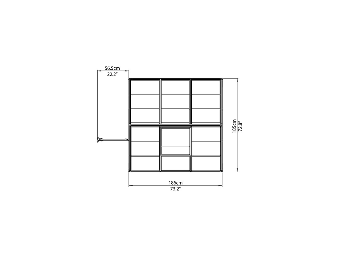 Skleník Palram Hybrid