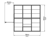 Üvegház Palram Hybrid