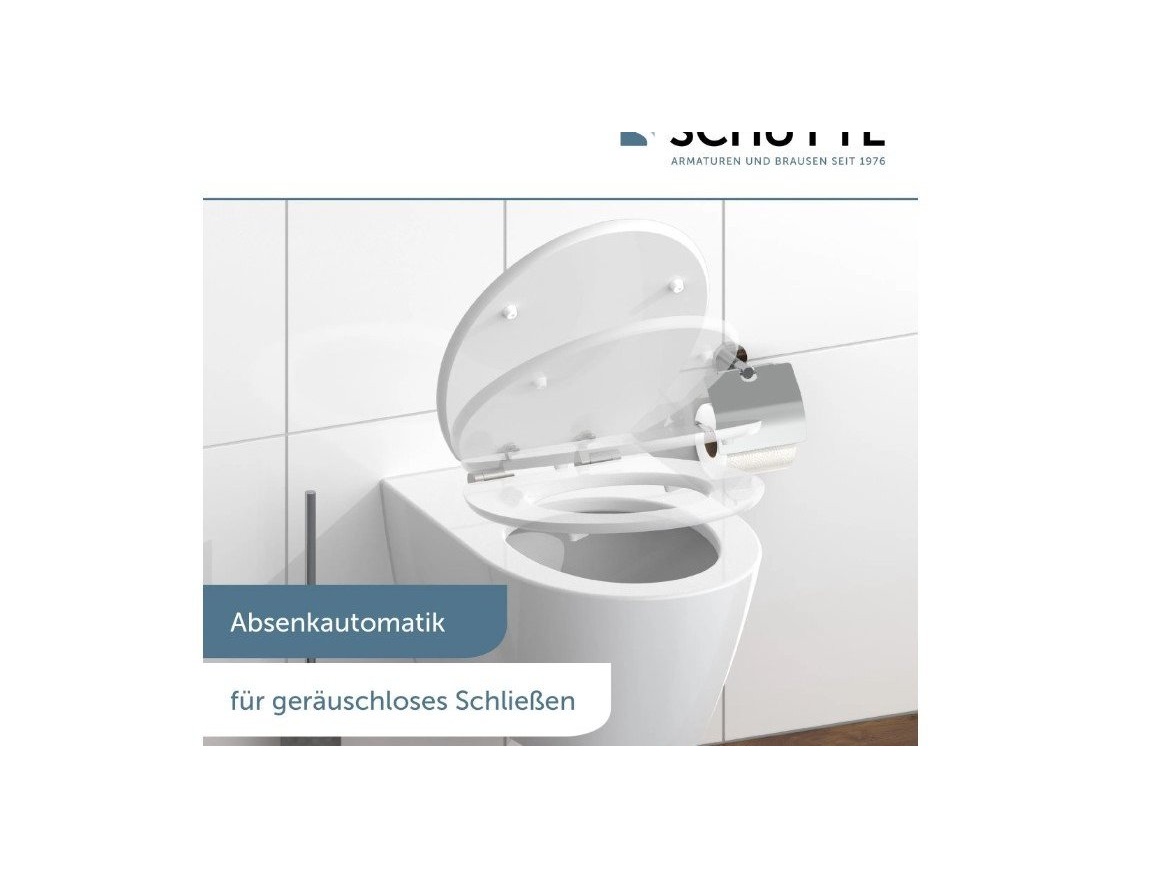 WC sedátka, záchodová prkna Schütte DIAMOND | MDF HG, Soft Close