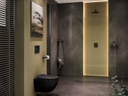 Ravak WC Uni Chrome RimOff, závěsný, černá