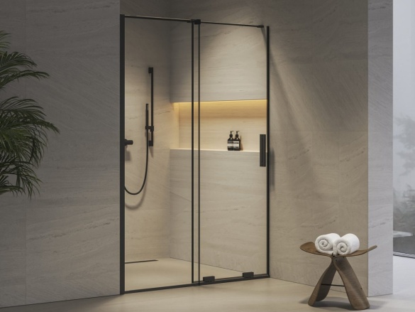 Ravak RODP2 110, černá+transparent