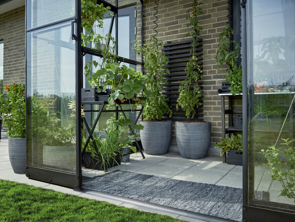 Skleník ke zdi Halls Qube Lean-to