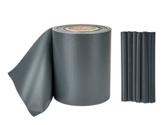 Sítě, textilie a plachty –  Bradas Páska k oplocení  19 x 35 m - šedá