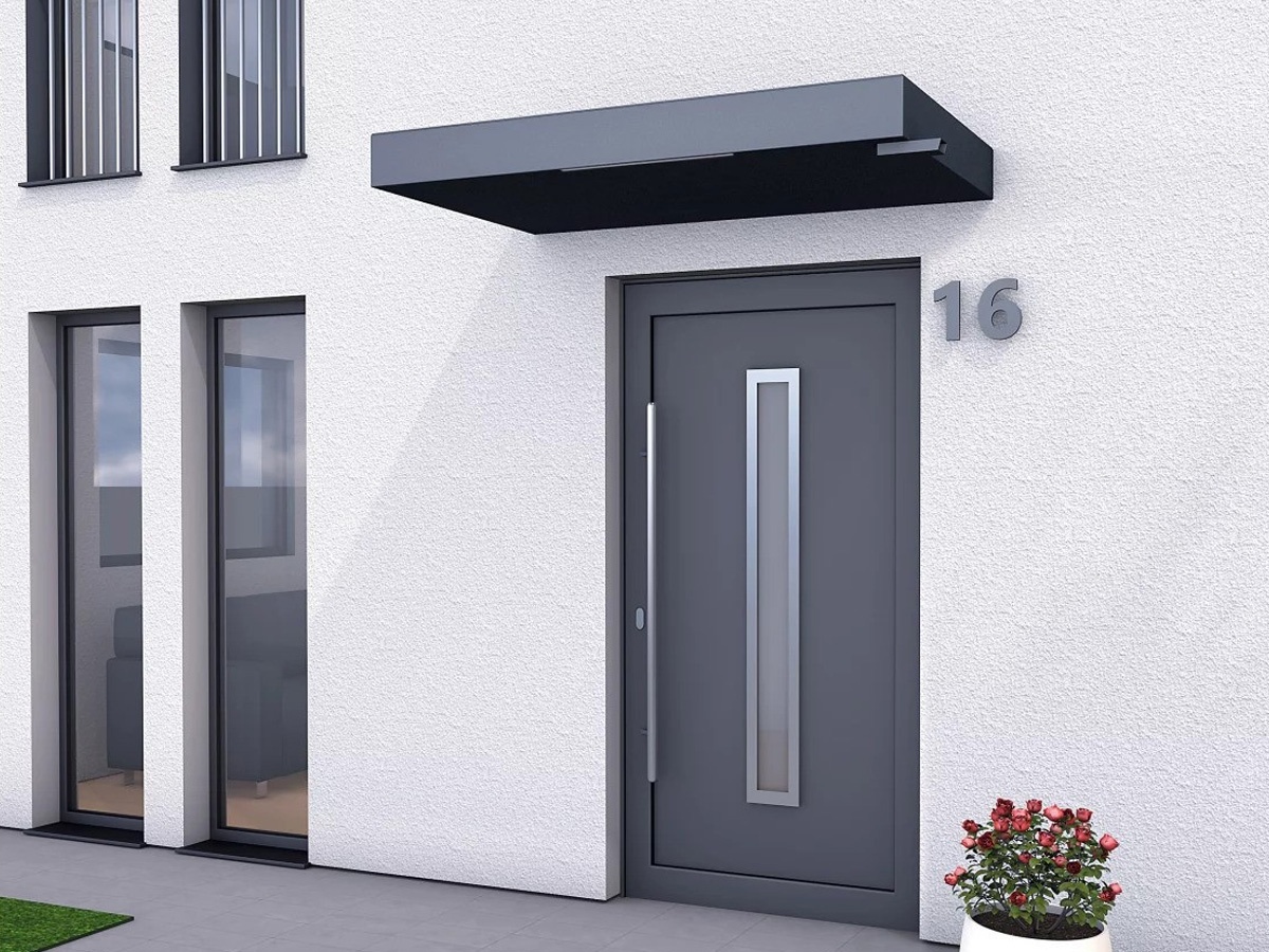 Bejárati előtető Gutta Guttavordach BS PLUS LED strip