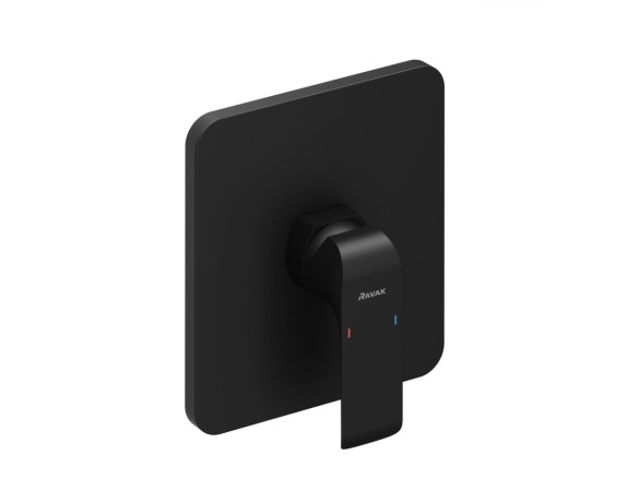 Ravak FL 066.20BLM.O1.RB072 Podomítková baterie 1-cestná bez tělesa, černá matná