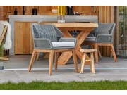 Zahradní křeslo Tuindeco Teak chair Granada with cushion