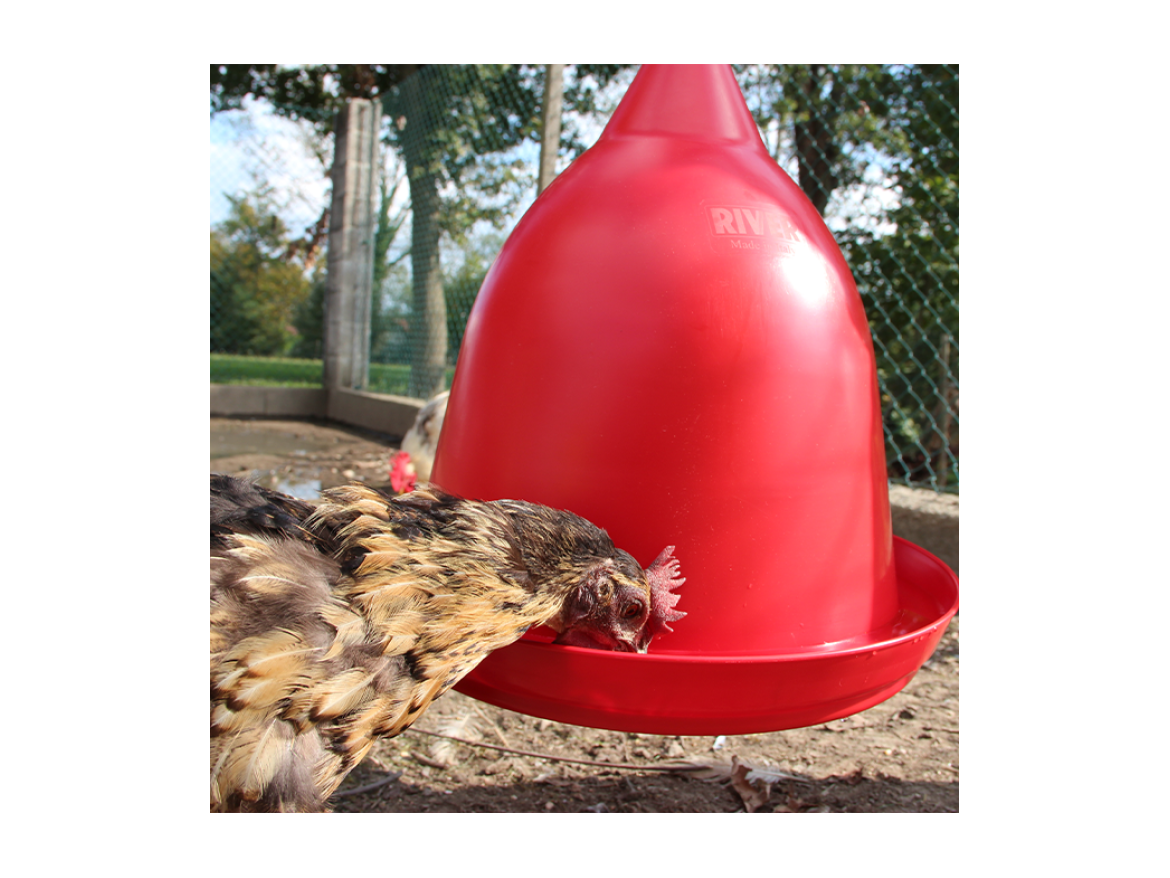 Scobax Automatická zvonová napáječka se středním korytem RIVER 8040 - pro 60 až 80 slepic