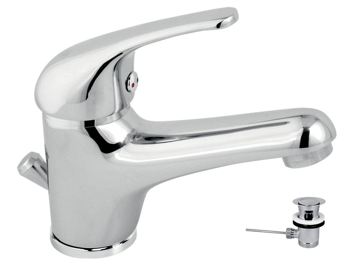 Novaservis Umyvadlová baterie Titania Iris, chrom, stojánková, s výpustí,  92002,0