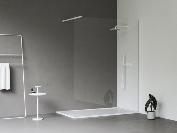 Ravak Walk-In Wall Set 130, bílá matná+transparent
