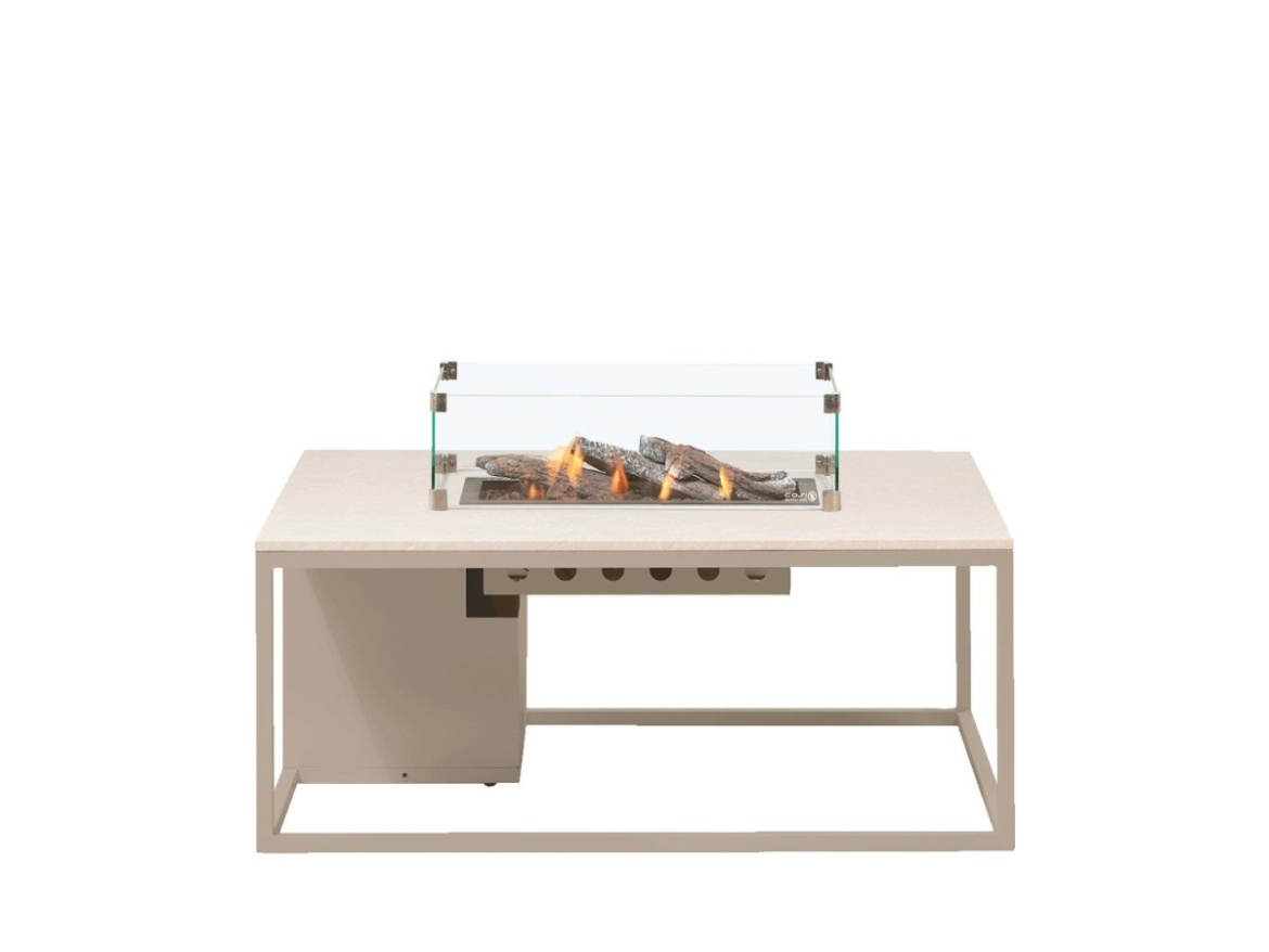COSI Stůl s plynovým ohništěm - typ Cosiloft 120 béžový/pískový