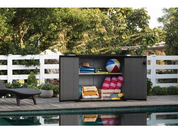 Keter Zahradní box  Cortina Bella grafitový
