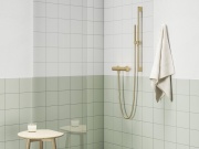 Ravak ES 032.60GLB Sprchová nástěnná baterie bez sprchového setu, Gold Brushed