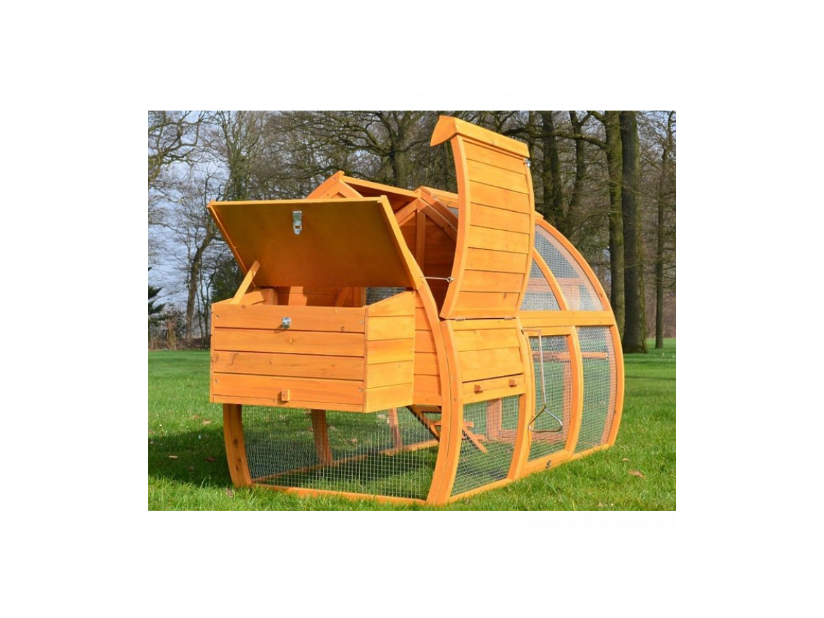 Kurník Scobax Dřevěný kurník VÍDEŇ, 1720x760x1020 mm