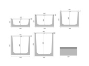 Betónový žľab s liatinovou mrežou Gutta D400
