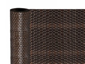 A kerítésen –  Scobax Fence belt 255 cm x 19 cm, černá / hnědá