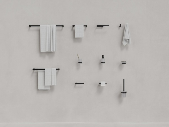 Ravak FD 110.20BLM Háček, černá matná