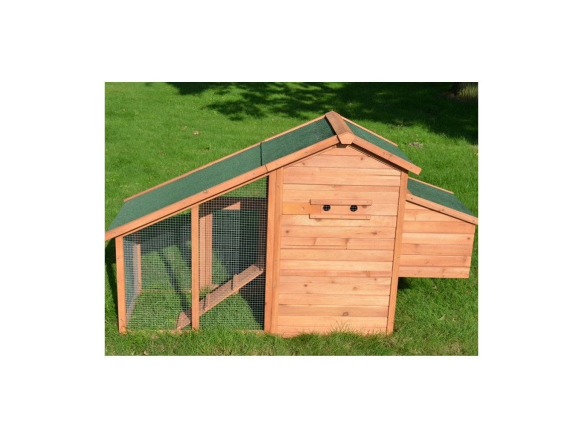 Kurník Scobax Dřevěný kurník BERLIN XL, 1900 x 1130 x 650 mm