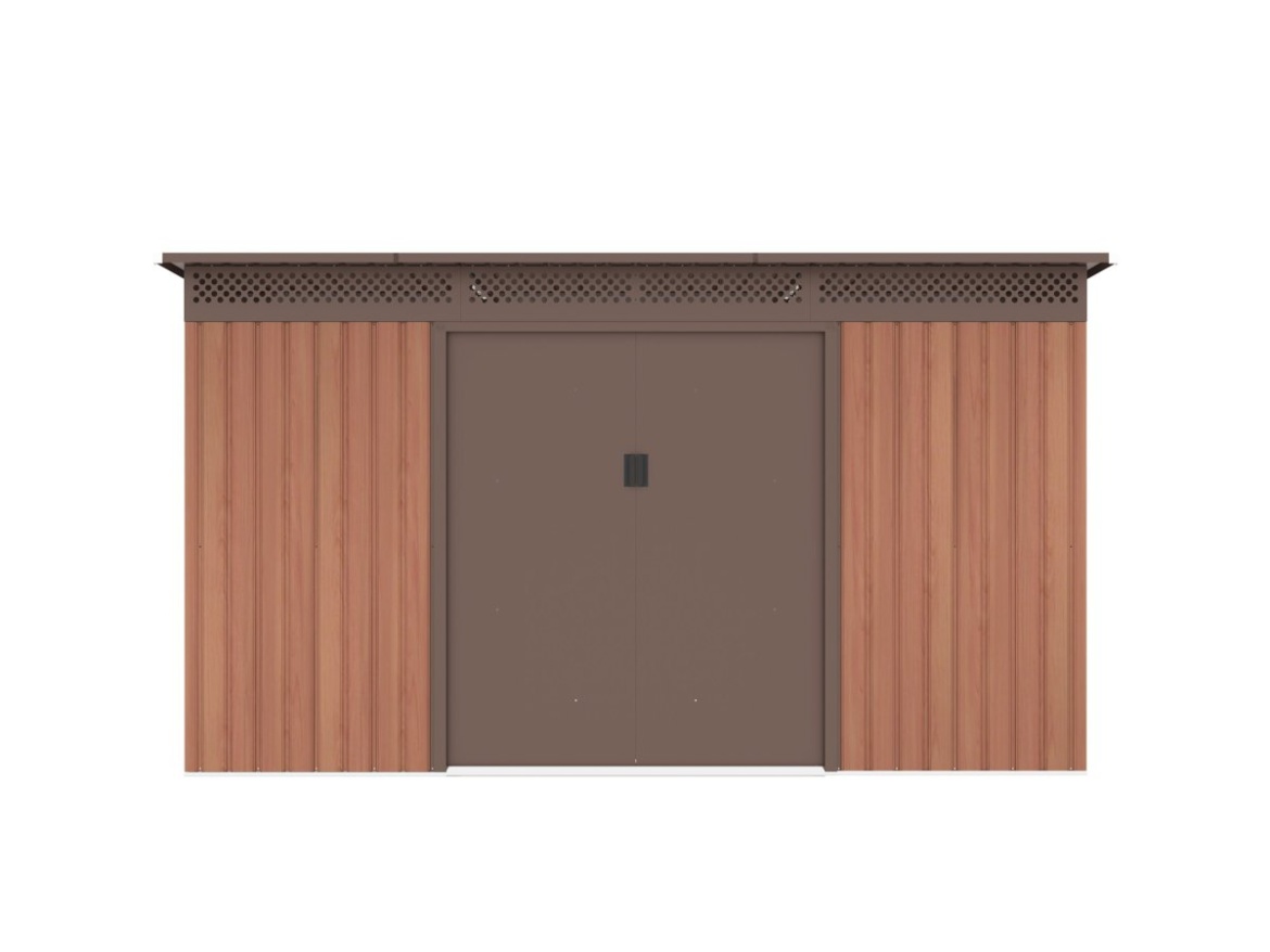 G21 Zahradní domek  GRAH 915 - 340 x 269 cm, hnědý