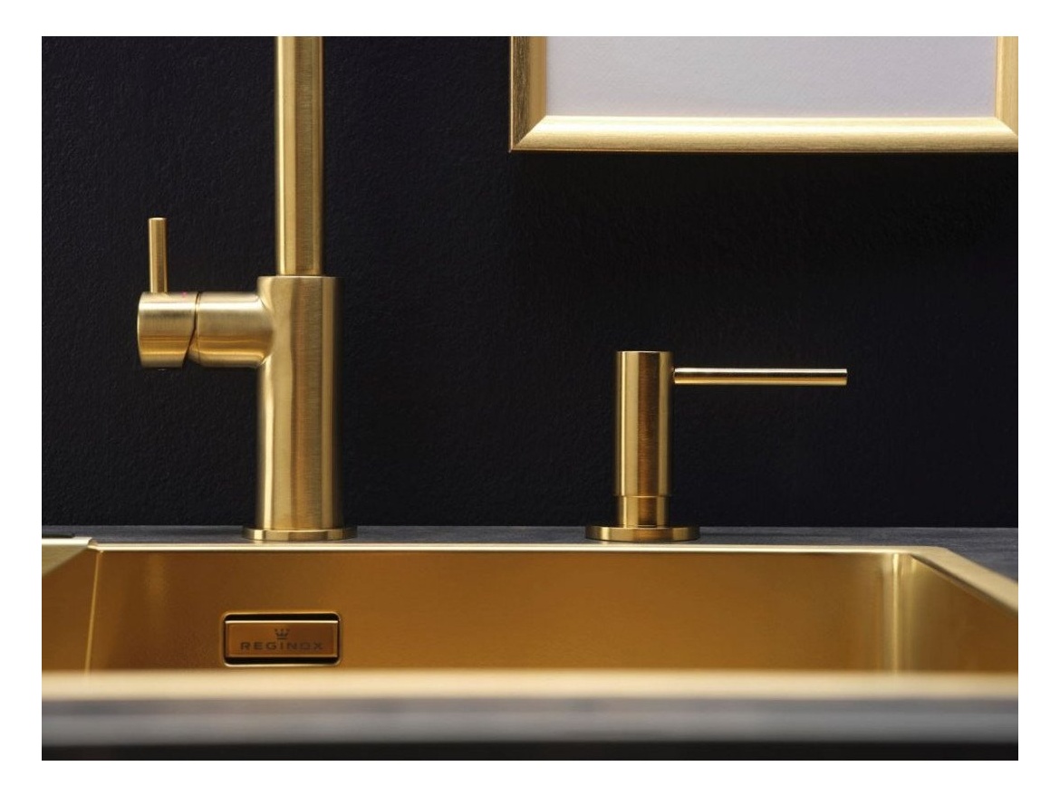Kuchyňské dřezy Reginox SET Miami 500 Gold + baterie Crystal + příslušenství