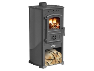 S varnou platňou –  Blist MODENA 7,3 kW šedá