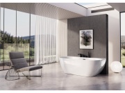 Ravak FL 026.00CR Vanová stojánková 4-otvorová baterie se sprchovým setem, chrom