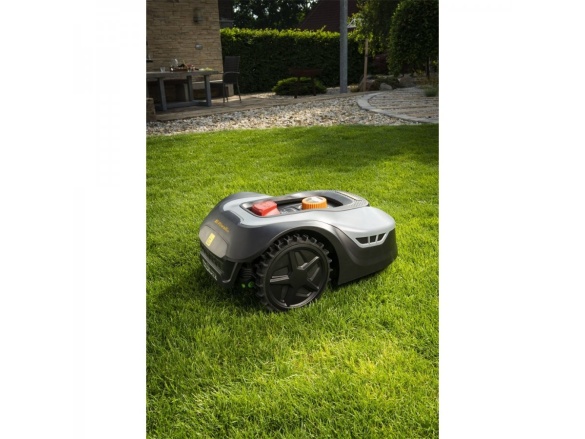 Robotická akumulátorová sekačka 900 m2 s možností ovládání přes WiFi nebo Bluetooth Riwall PRO RRM 950 APP