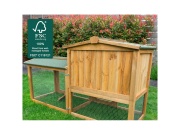 Scobax Dřevěná králíkárna MILEVSKO, 1450x530x835 mm