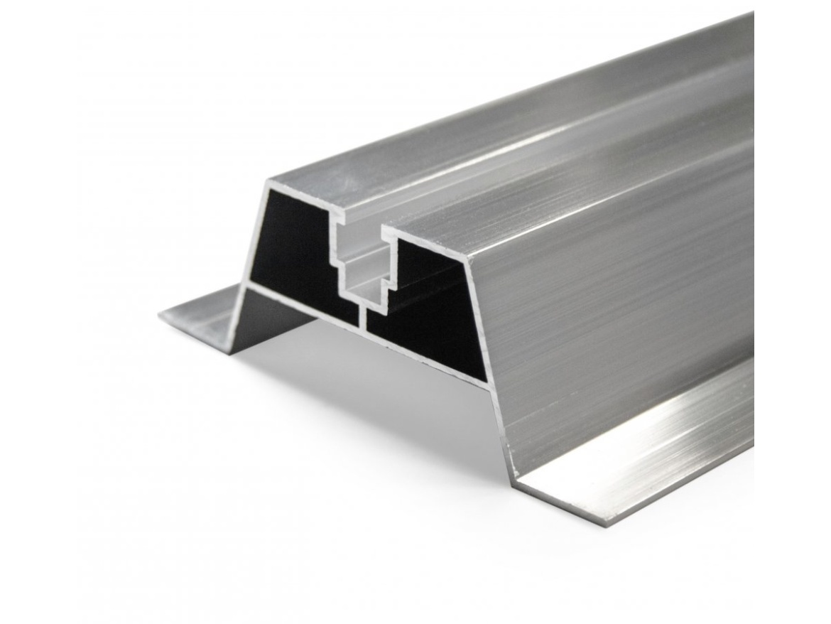 G21 Hliníkový profil  pro trapézovou střechu a čtyřhrannou matku, šíře 114mm, 6 m
